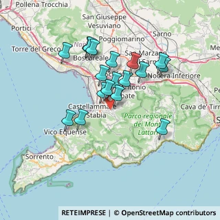 Mappa 80054 Gragnano NA, Italia (6.6)