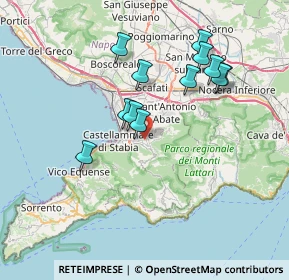 Mappa 80054 Gragnano NA, Italia (7.16583)