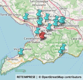 Mappa 80054 Gragnano NA, Italia (6.85875)