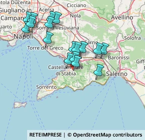 Mappa 80054 Gragnano NA, Italia (14.90118)