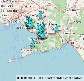 Mappa 80054 Gragnano NA, Italia (9.52053)