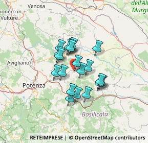 Mappa Via Sandro Pertini, 85017 Tolve PZ, Italia (9.9305)