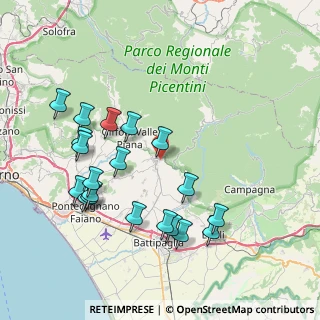 Mappa Via Padre D'Enza, 84096 Montecorvino Rovella SA, Italia (8.9625)