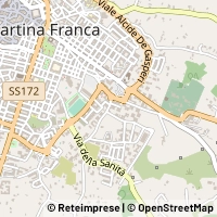 Kaart Martina Franca