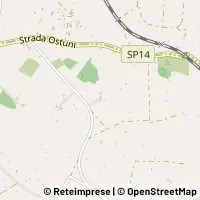 Mapa Ceglie Messapica