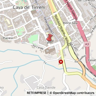 Mappa Via XXIV Maggio, 41, 84013 Cava de' Tirreni, Salerno (Campania)
