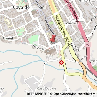 Mappa Via XXIV Maggio, 10, 84013 Cava de' Tirreni, Salerno (Campania)