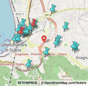 Mappa SS della Penisola Sorrentina, 80053 Castellammare di Stabia NA, Italia (1.085)