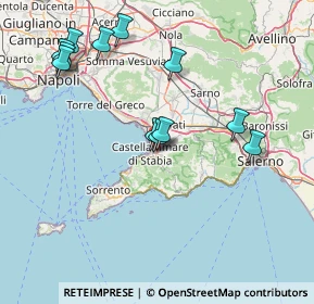 Mappa SS della Penisola Sorrentina, 80053 Gragnano NA (17.27)