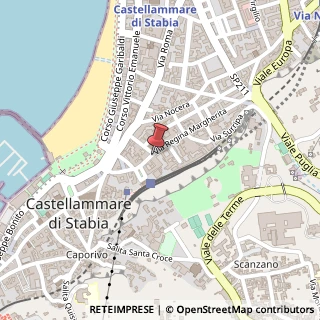 Mappa Via Regina Margherita, 50/54, 80053 Castellammare di Stabia, Napoli (Campania)