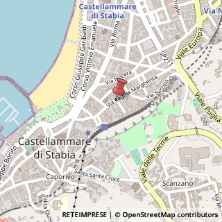 Mappa Via Regina Margherita, 68, 80053 Castellammare di Stabia, Napoli (Campania)
