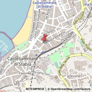 Mappa Via San Vincenzo, 34, 80053 Castellammare di Stabia, Napoli (Campania)