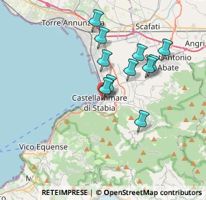 Mappa Via R. Margherita, 80053 Castellammare di Stabia NA, Italia (3.27182)