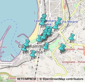 Mappa Via IV Novembre, 80053 Castellammare di Stabia NA, Italia (0.327)