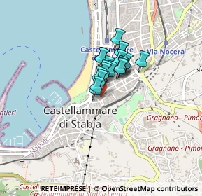 Mappa Via IV Novembre, 80053 Castellammare di Stabia NA, Italia (0.255)