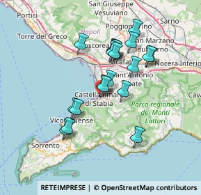 Mappa Via IV Novembre, 80053 Castellammare di Stabia NA, Italia (6.3745)