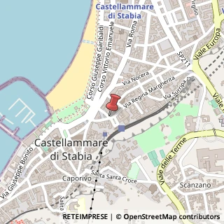 Mappa Piazza Unità d'Italia,  18, 80053 Castellammare di Stabia, Napoli (Campania)