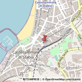 Mappa Piazza Unità d'Italia, 5, 80053 Castellammare di Stabia, Napoli (Campania)