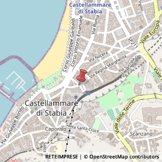 Mappa Via Padre Kolbe, 24, 80053 Castellammare di Stabia, Napoli (Campania)