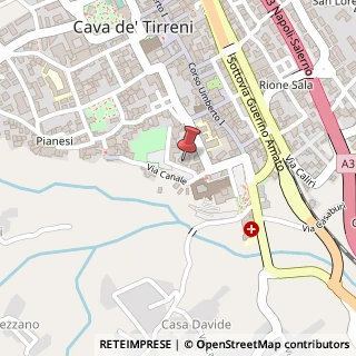 Mappa Via Corradino Schreiber, 84013 Cava de' Tirreni SA, Italia, 84013 Cava de' Tirreni, Salerno (Campania)