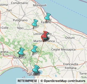 Mappa Strada Vecchia Taranto Torre Lanzo Vardarello, 74015 Martina Franca TA, Italia (13.98417)