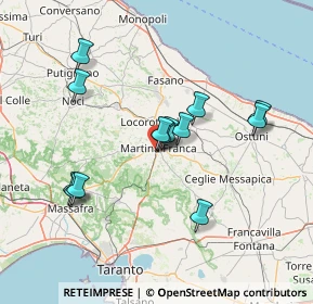Mappa Strada Vecchia Taranto Torre Lanzo Vardarello, 74015 Martina Franca TA, Italia (14.38538)