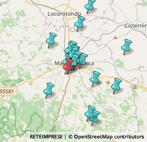 Mappa Via V.o Raguso, 74015 Martina Franca TA, Italia (2.847)