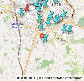 Mappa Via V.o Raguso, 74015 Martina Franca TA, Italia (0.6675)