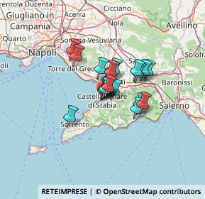 Mappa Via Giuseppe Mazzini, 80053 Castellammare di Stabia NA, Italia (8.16)