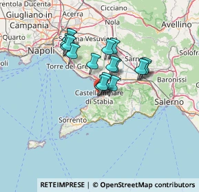 Mappa Via Giuseppe Mazzini, 80053 Castellammare di Stabia NA, Italia (11.16222)