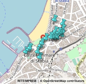 Mappa Via Giuseppe Mazzini, 80053 Castellammare di Stabia NA, Italia (0.1755)