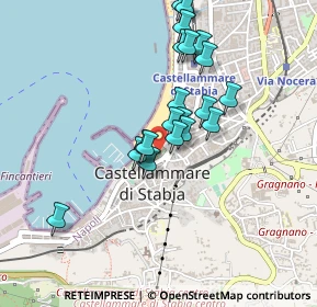 Mappa Via Giuseppe Mazzini, 80053 Castellammare di Stabia NA, Italia (0.415)