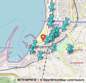Mappa Via Giuseppe Mazzini, 80053 Castellammare di Stabia NA, Italia (0.394)