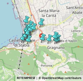 Mappa Via Armando Diaz, 80054 Gragnano NA, Italia (1.48474)