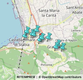 Mappa Via Armando Diaz, 80054 Gragnano NA, Italia (1.22364)