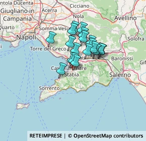 Mappa Via Armando Diaz, 80054 Gragnano NA, Italia (9.831)