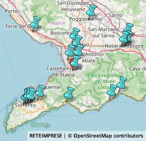 Mappa Via Armando Diaz, 80054 Gragnano NA, Italia (10.0285)