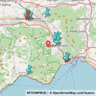 Mappa Via Dei Lattari, 84013 Cava de' Tirreni SA, Italia (4.86727)