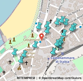 Mappa Piazza Principe Umberto, 80053 Castellammare di Stabia NA, Italia (0.1305)