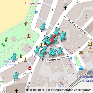 Mappa Via Principessa Mafalda, 80053 Castellammare di Stabia NA, Italia (0.00909)