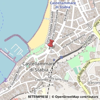 Mappa Piazza principe umberto 2, 80053 Castellammare di Stabia, Napoli (Campania)