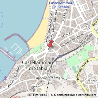 Mappa Piazza Principe Umberto, 12, 80053 Castellammare di Stabia, Napoli (Campania)