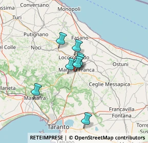 Mappa Via per Crispiano, 74015 Martina Franca TA, Italia (27.13769)