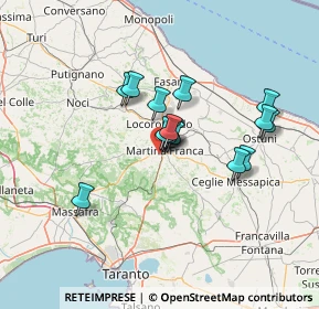 Mappa Via per Crispiano, 74015 Martina Franca TA, Italia (11.28467)