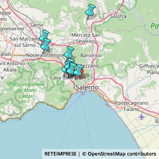 Mappa Via fossa lupara, 84125 Salerno SA, Italia (5.36364)