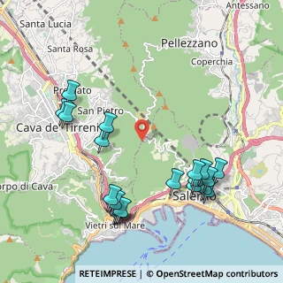 Mappa Via fossa lupara, 84125 Salerno SA, Italia (2.509)