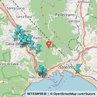 Mappa Via fossa lupara, 84125 Salerno SA, Italia (2.625)