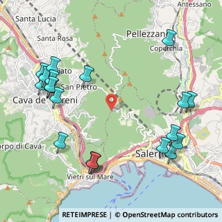 Mappa Via fossa lupara, 84125 Salerno SA, Italia (2.8595)