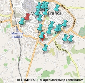 Mappa Prima Traversa Via Madonnina, 74015 Martina Franca TA, Italia (0.5125)