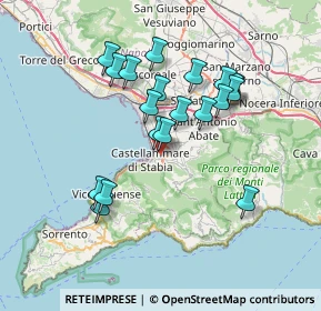 Mappa Strada Varano, 80053 Castellammare di Stabia NA, Italia (6.937)